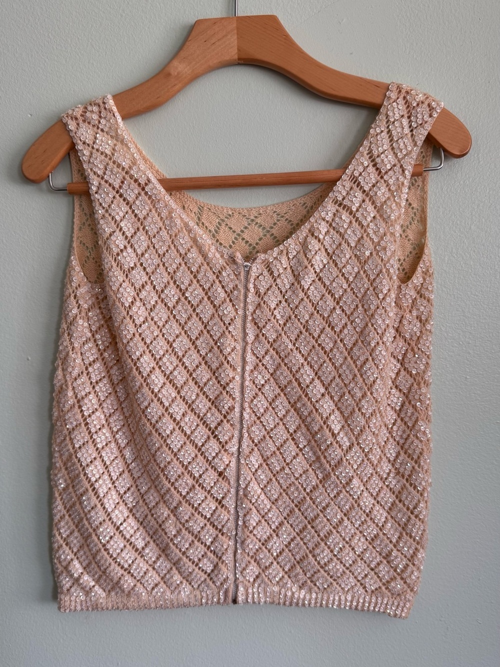 Women's Sequin Knit Camisole Tank Top